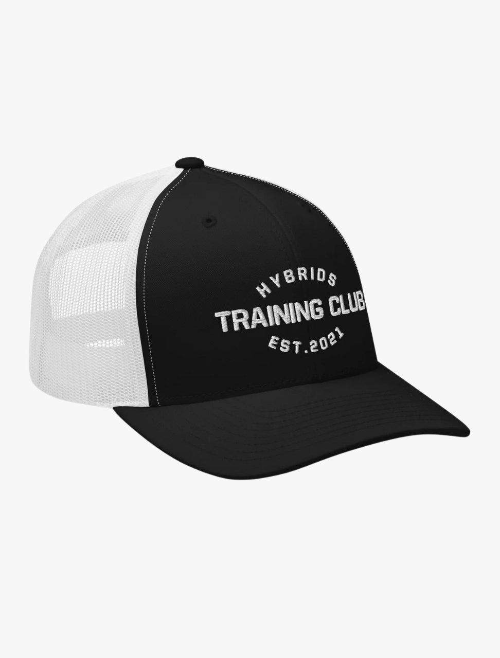 Trucker Hat Hybrids Training Club Est. 21 Black